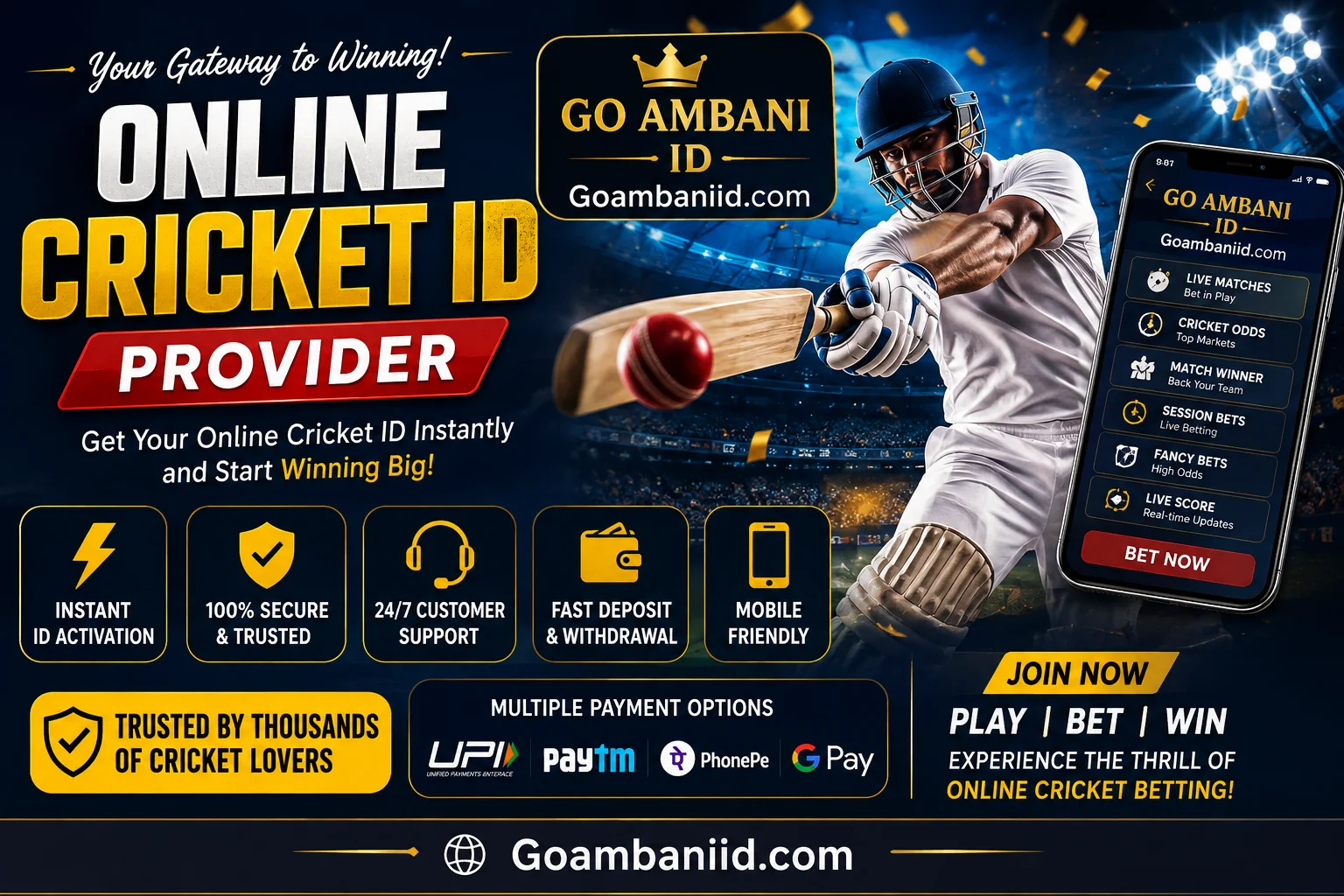 Online Cricket ID Provider
